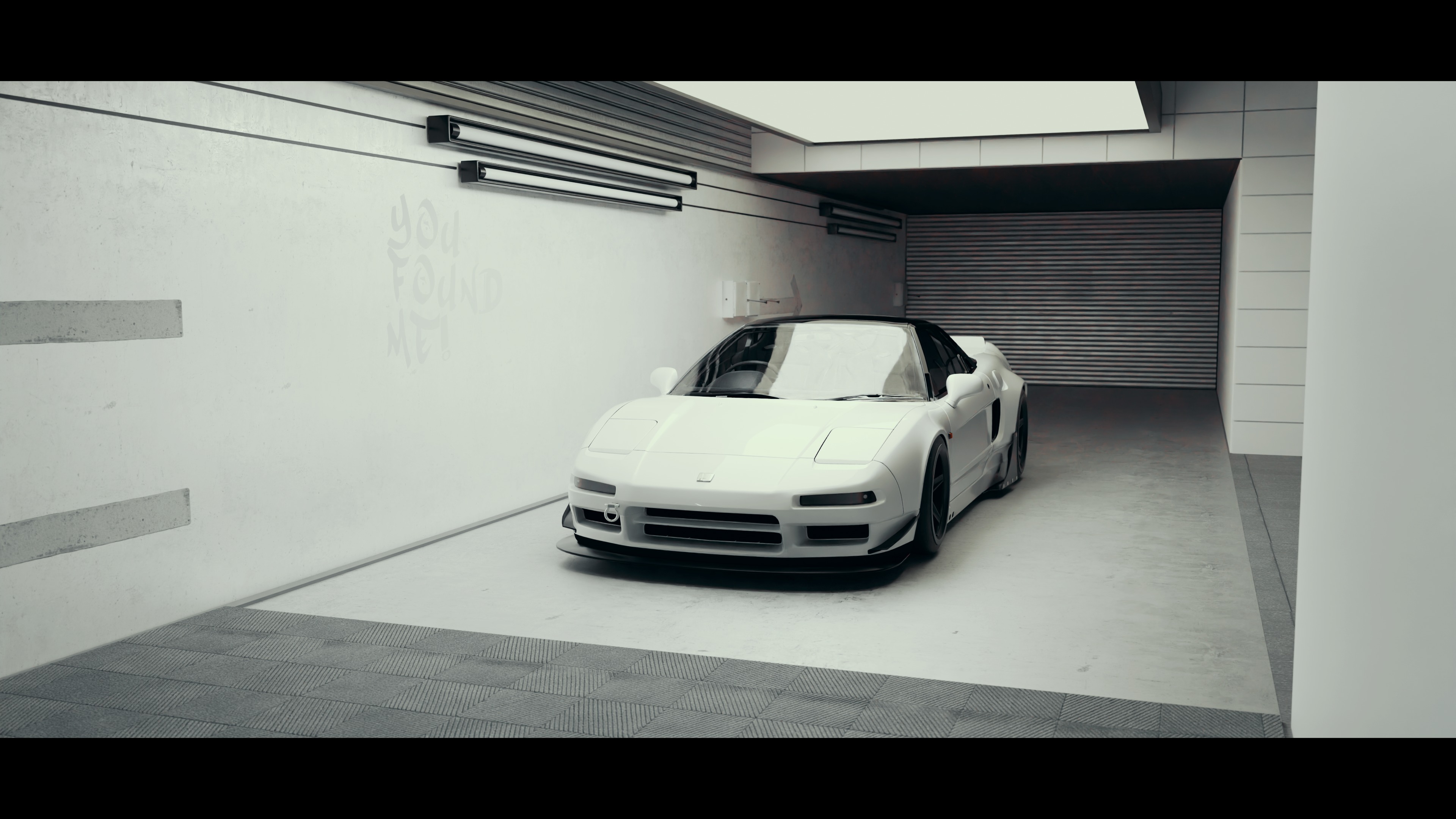 Automotive Garage 3D Model 3D model_2