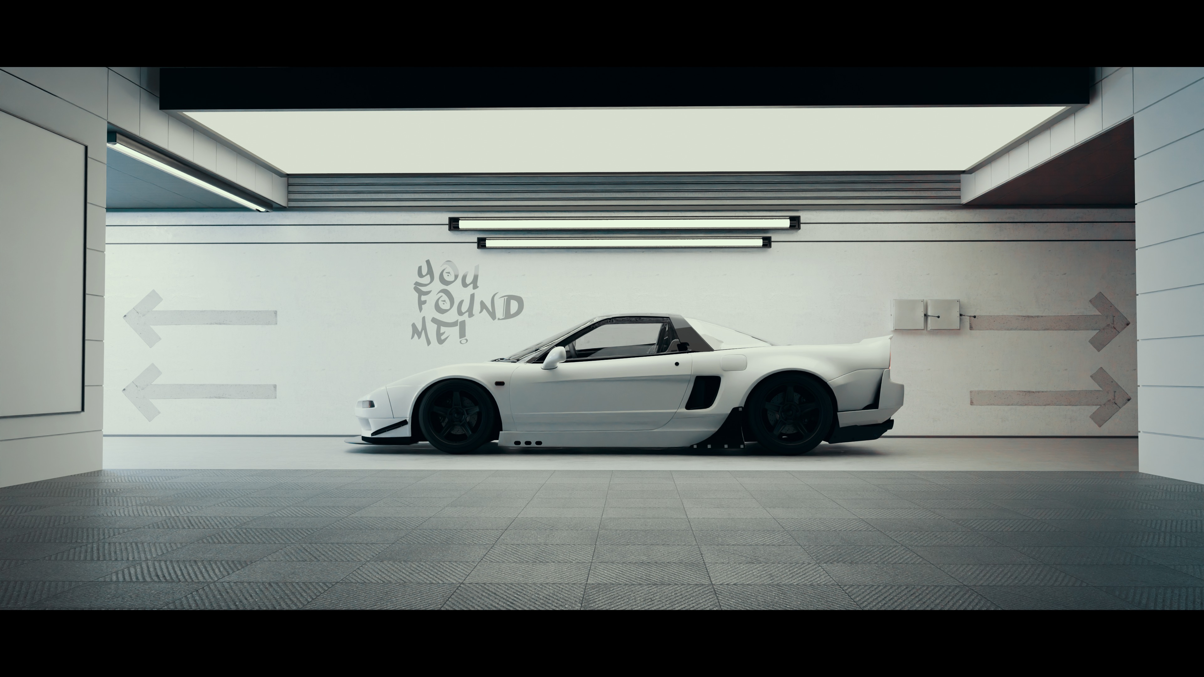 Automotive Garage 3D Model 3D model_1