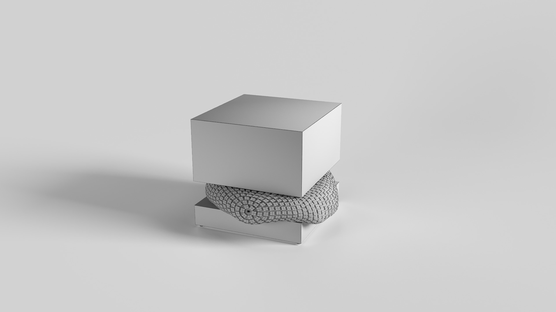 London Side Table 3D model_10