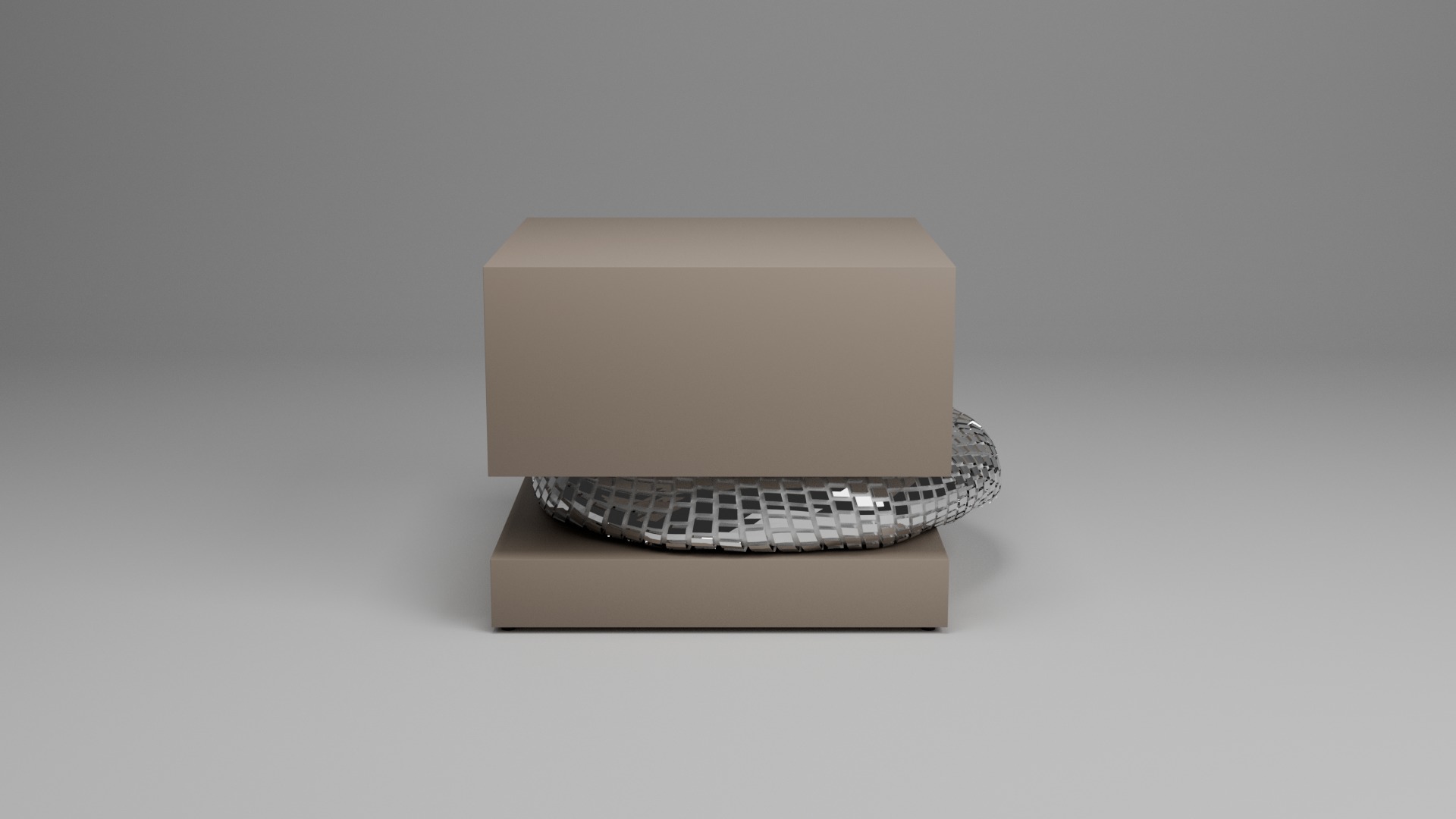 London Side Table 3D model_2