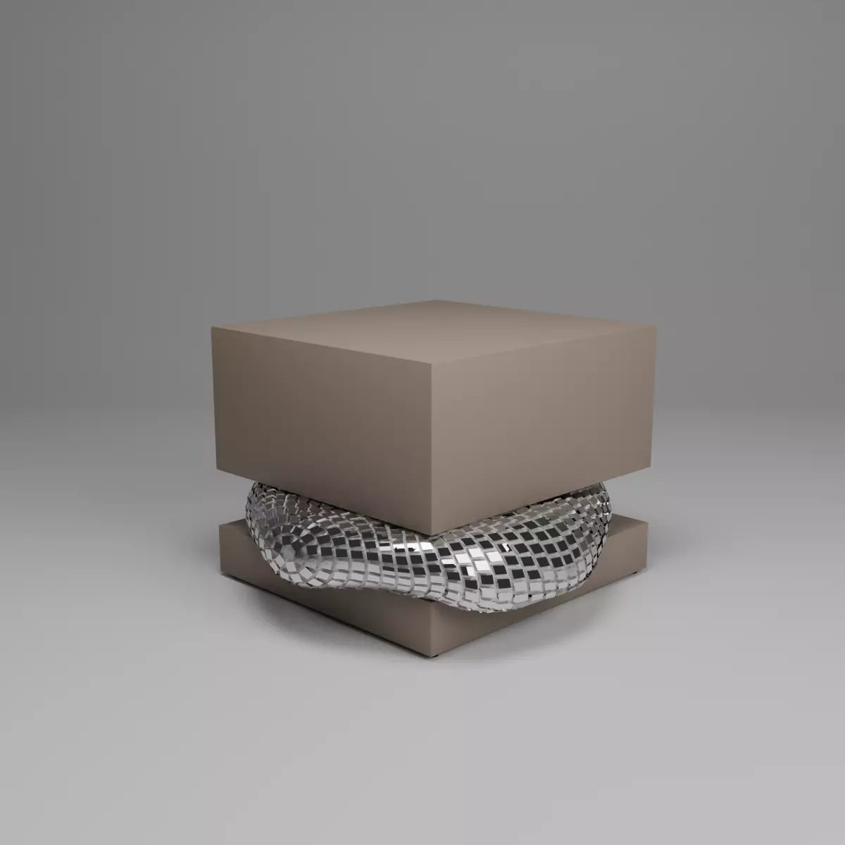 London Side Table 3D model_0