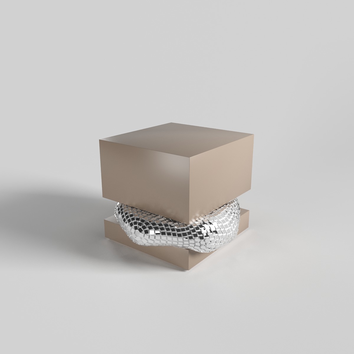 London Side Table 3D model_6