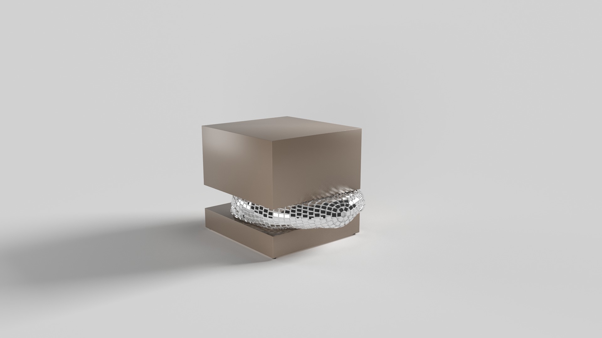 London Side Table 3D model_7