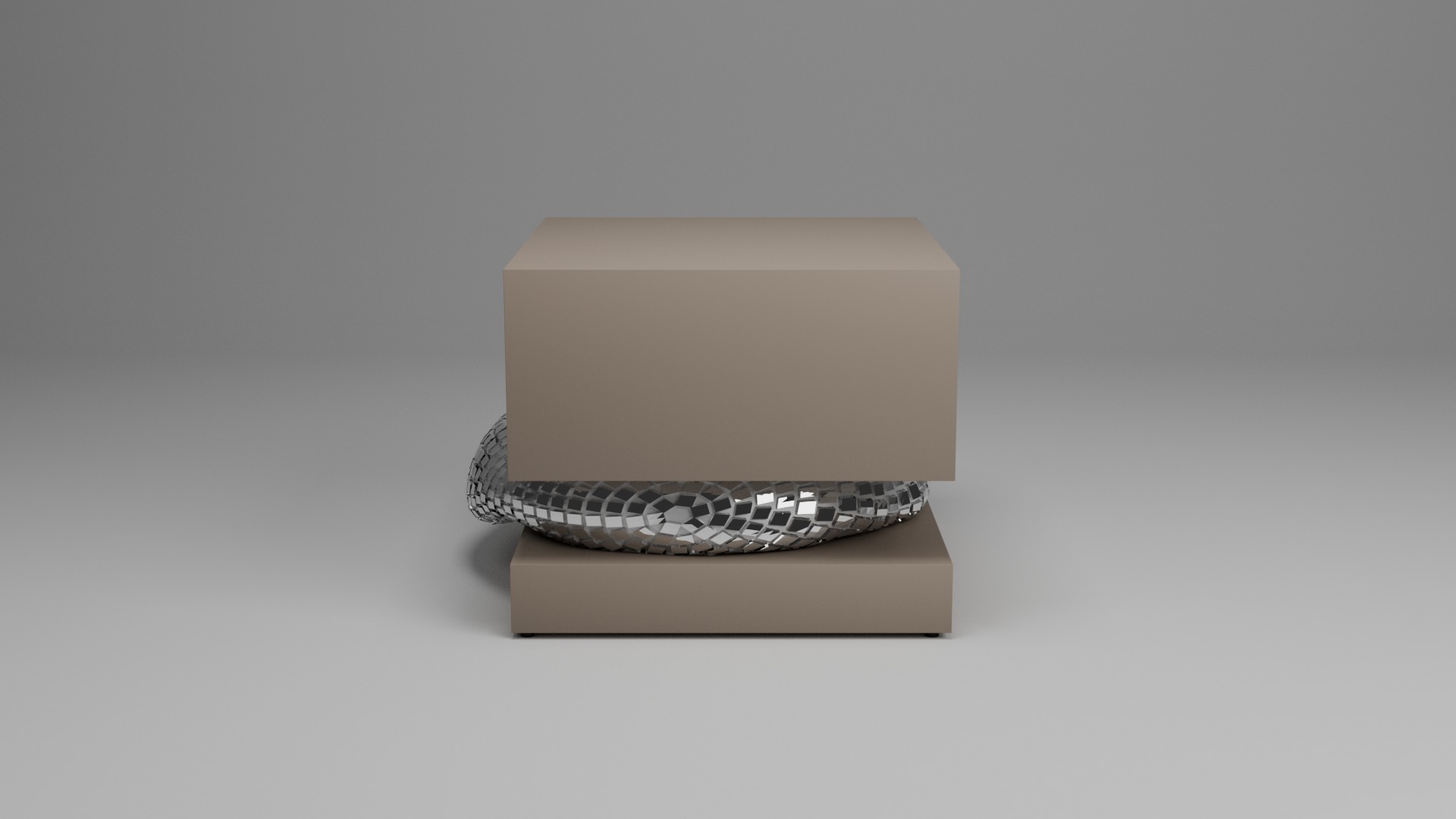 London Side Table 3D model_3