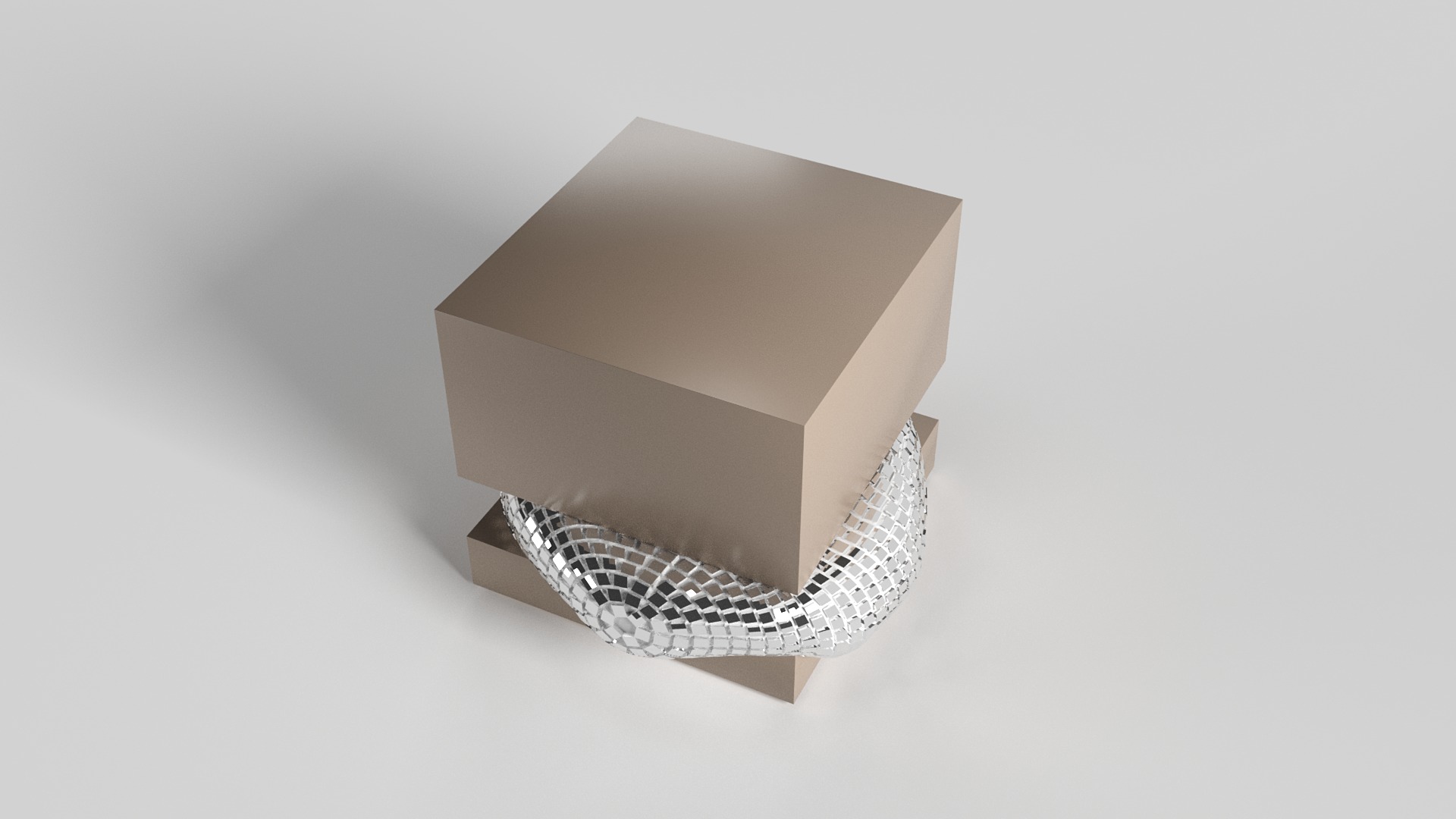 London Side Table 3D model_8