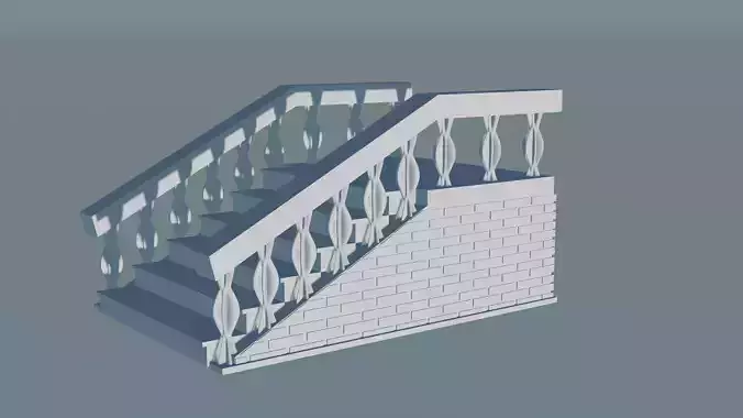 Staircase 3D print model