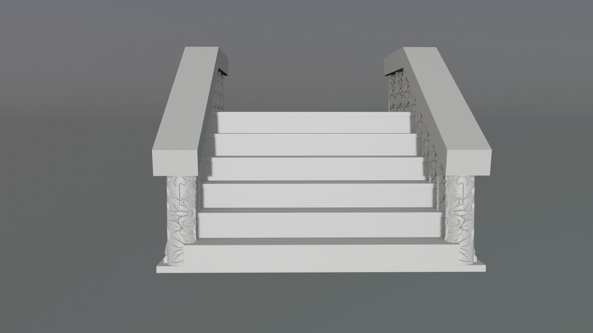 Staircase 3D print model_3