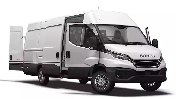 Iveco Daily Van L4H2 HQ Interior 2025 3D model