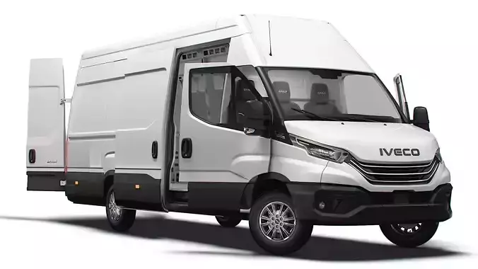 Iveco Daily Van L4H3 HQ Interior 2025 3D model