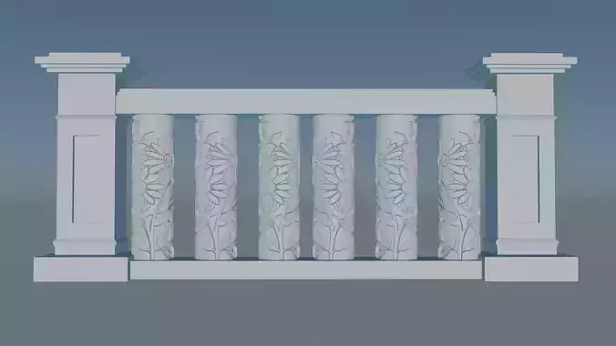 Balustrade 3D print model