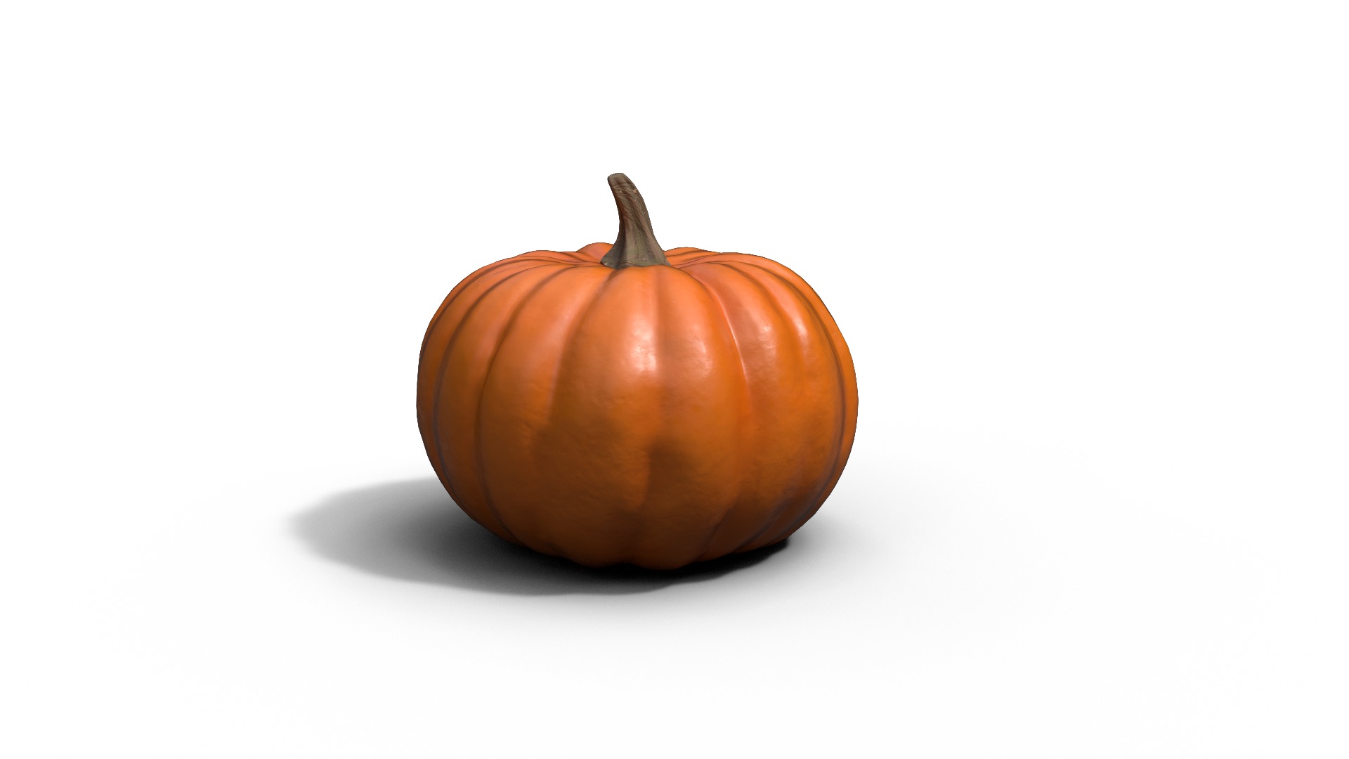 3D Pumpkin - Low Poly and Mid Poly with Texture Low-poly 3D model_3