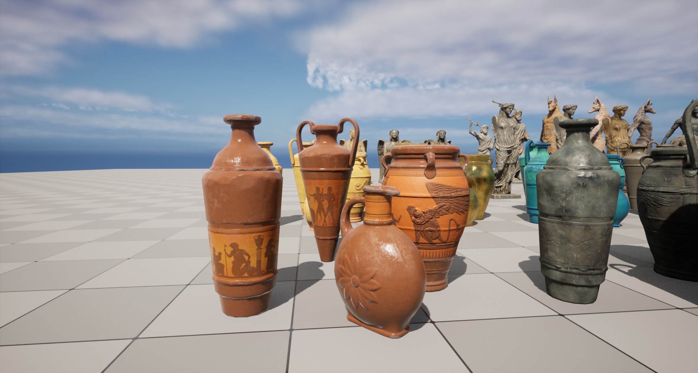 Statue Package 3D model_4