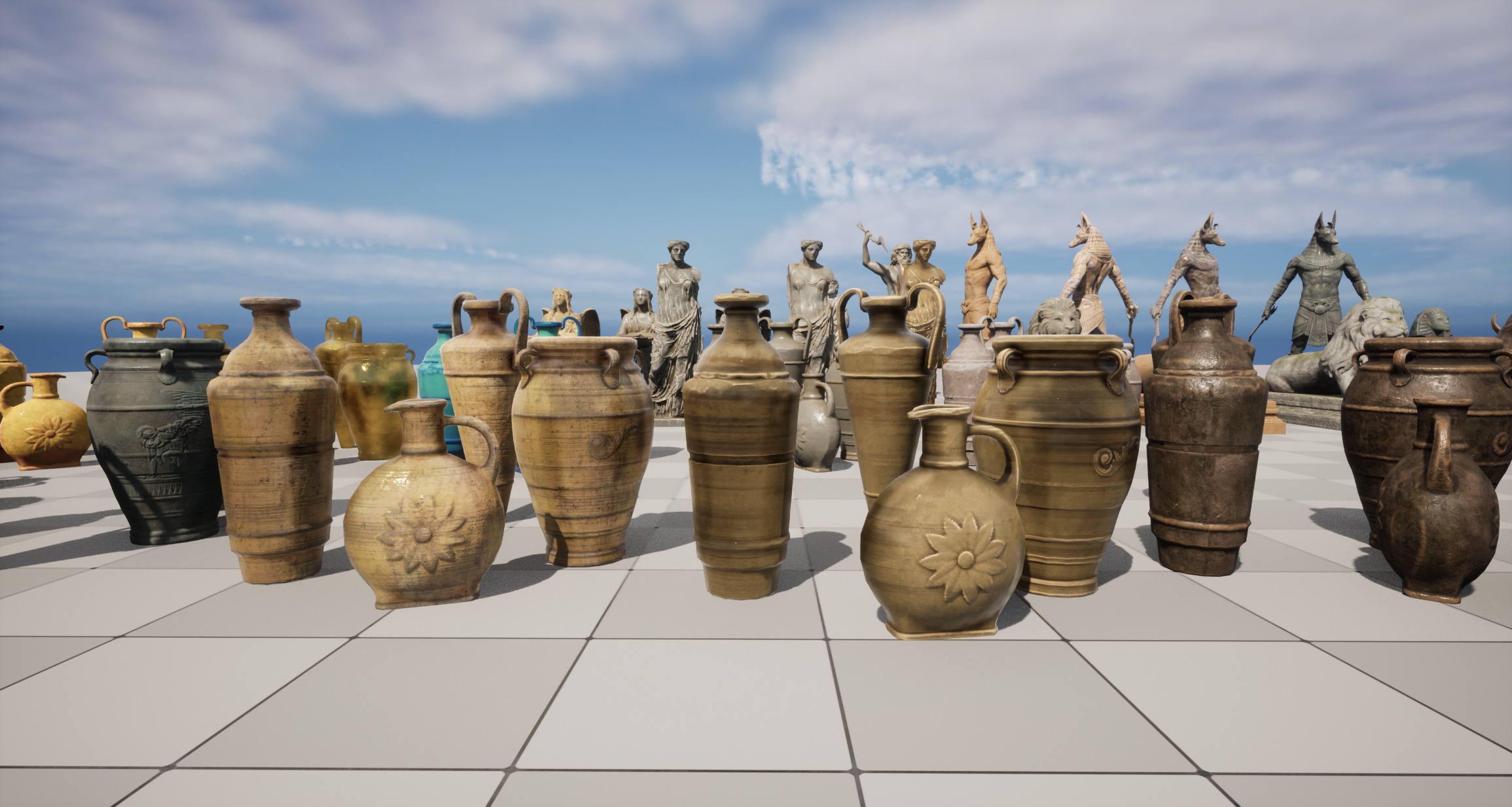 Statue Package 3D model_5