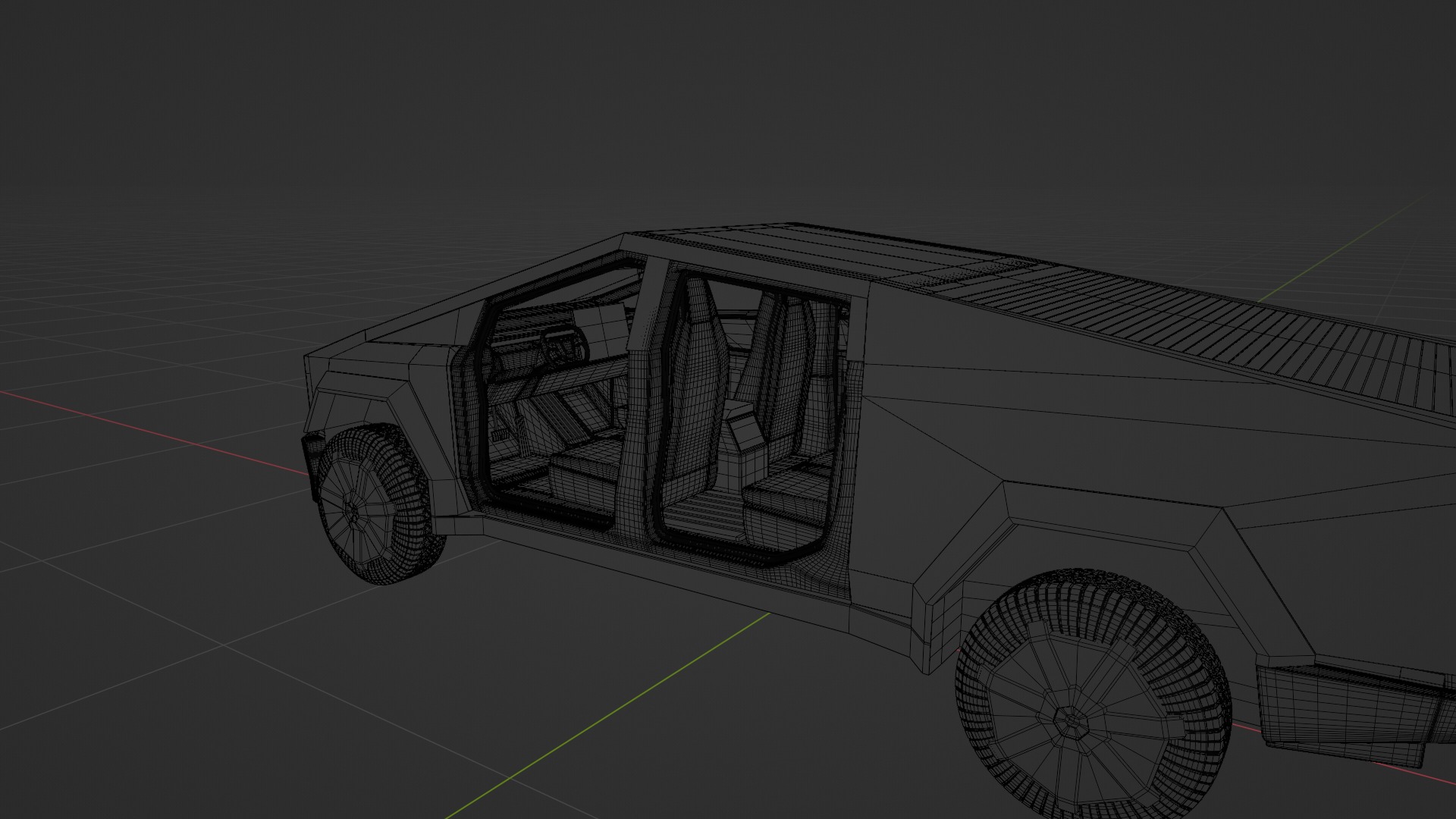 Tesla CyberTruck Model 3D model_10