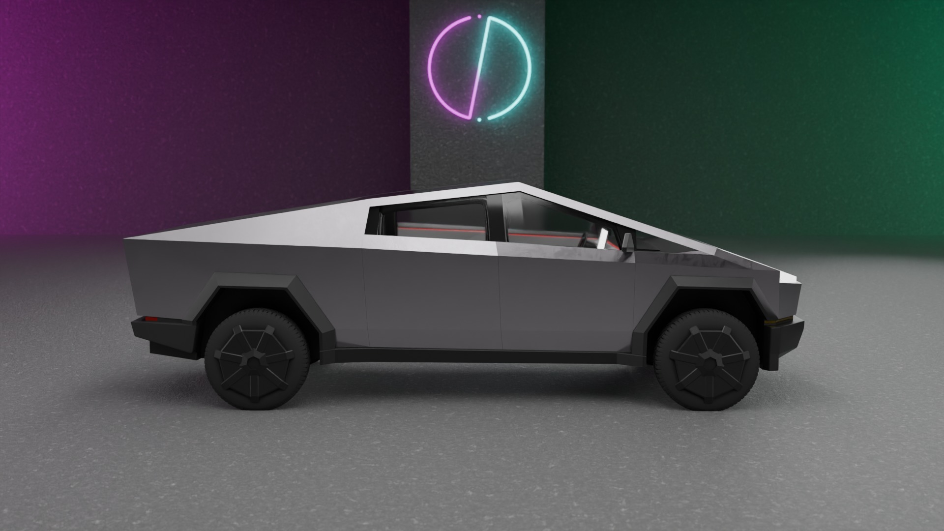 Tesla CyberTruck Model 3D model_3