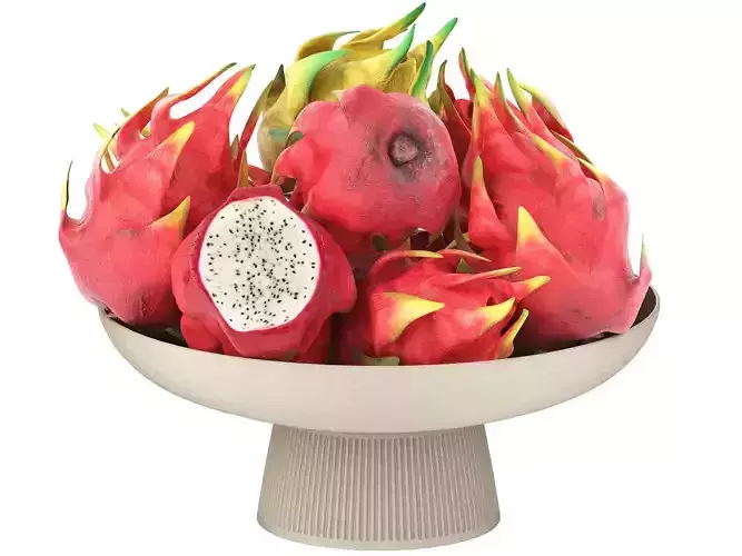bowl of dragon fruits