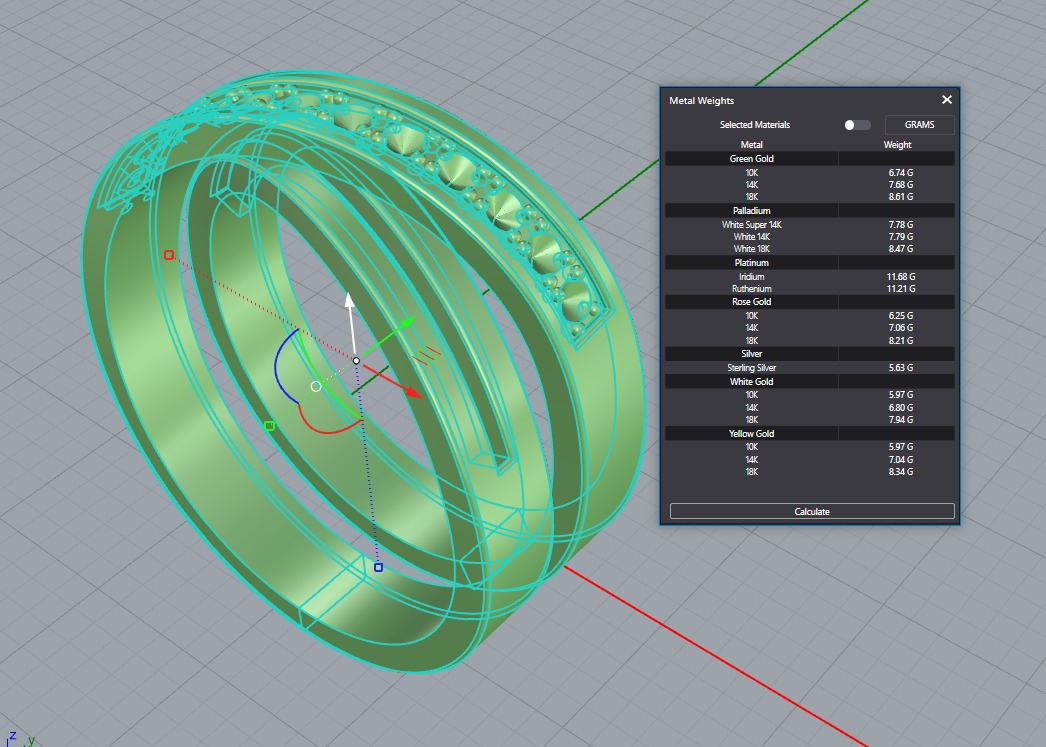 Ring Etincelle  3D print model_5