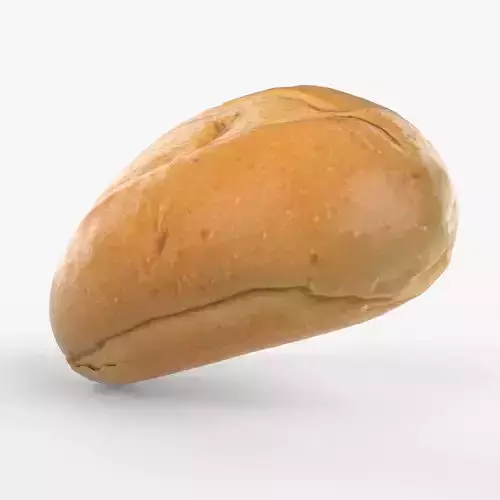 Photorealistic 3D scan of small bun