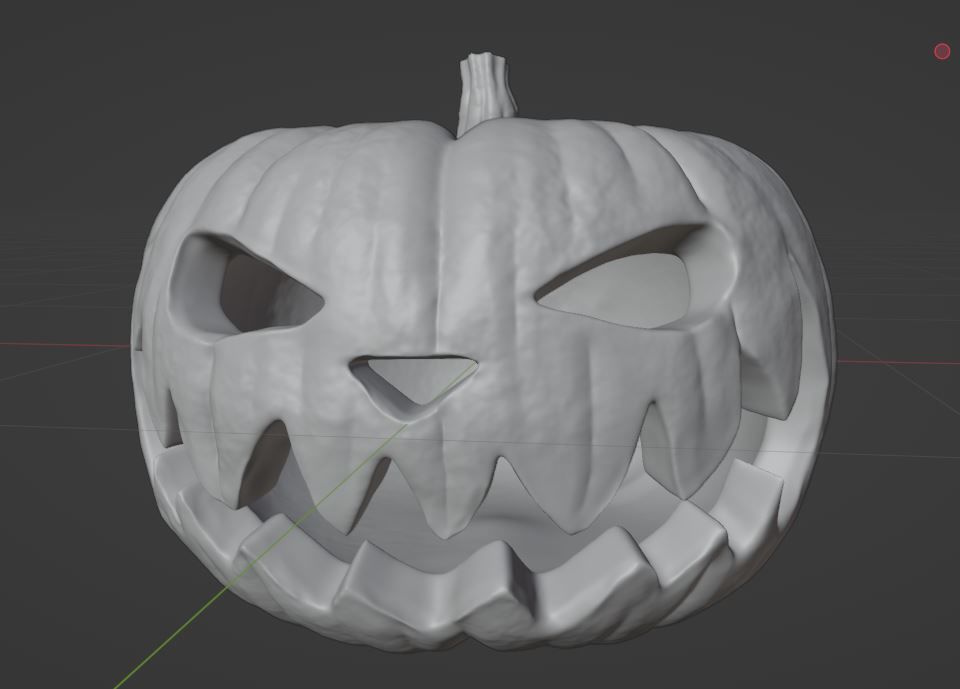 Halloween Pumpkin Jack-O-Lantern 3D model_6