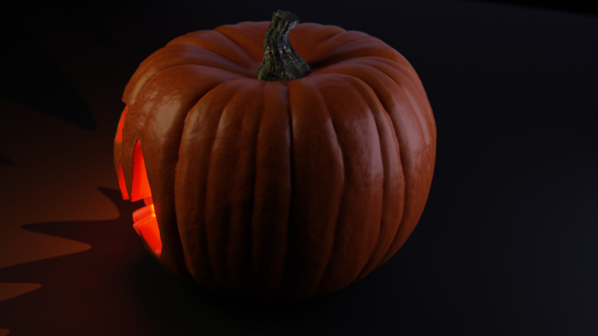 Halloween Pumpkin Jack-O-Lantern 3D model_3