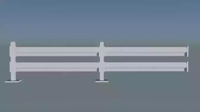 Guardrail bikers protect 3D print model