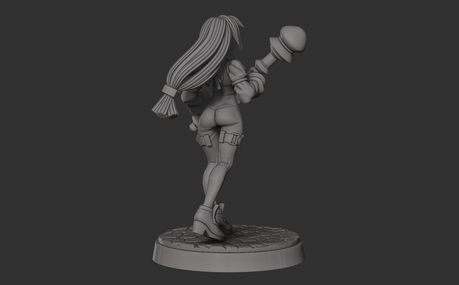 Princess Garnet Dagger - FFIX - 32mm Scale Miniature 3D print model_3
