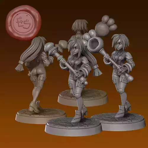 Princess Garnet Dagger - FFIX - 32mm Scale Miniature 3D print model