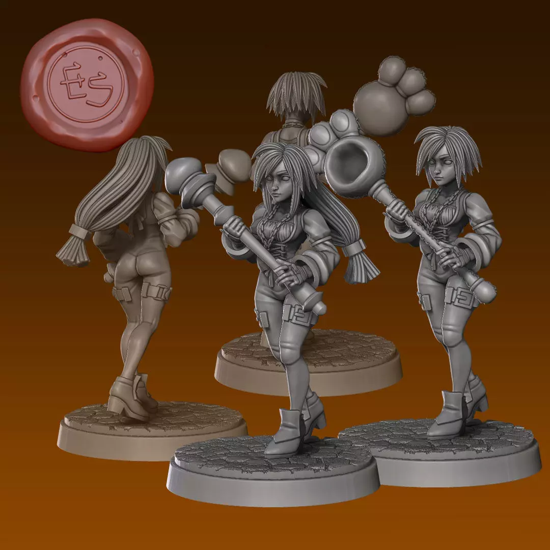 Princess Garnet Dagger - FFIX - 32mm Scale Miniature 3D print model_0