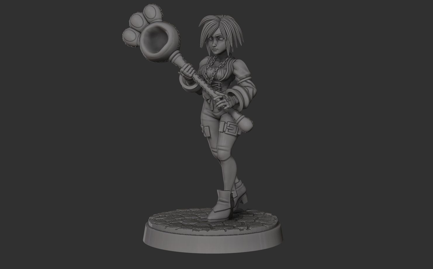 Princess Garnet Dagger - FFIX - 32mm Scale Miniature 3D print model_2