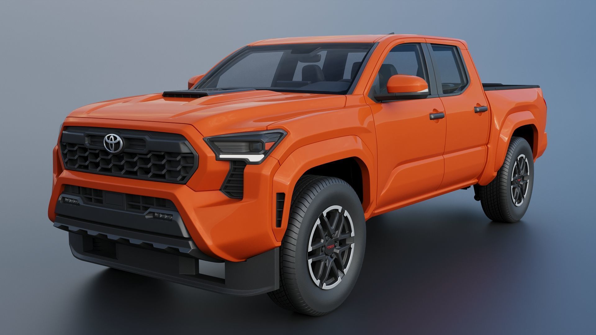 Toyota Tacoma TRD Sport 2024 3D print model_2