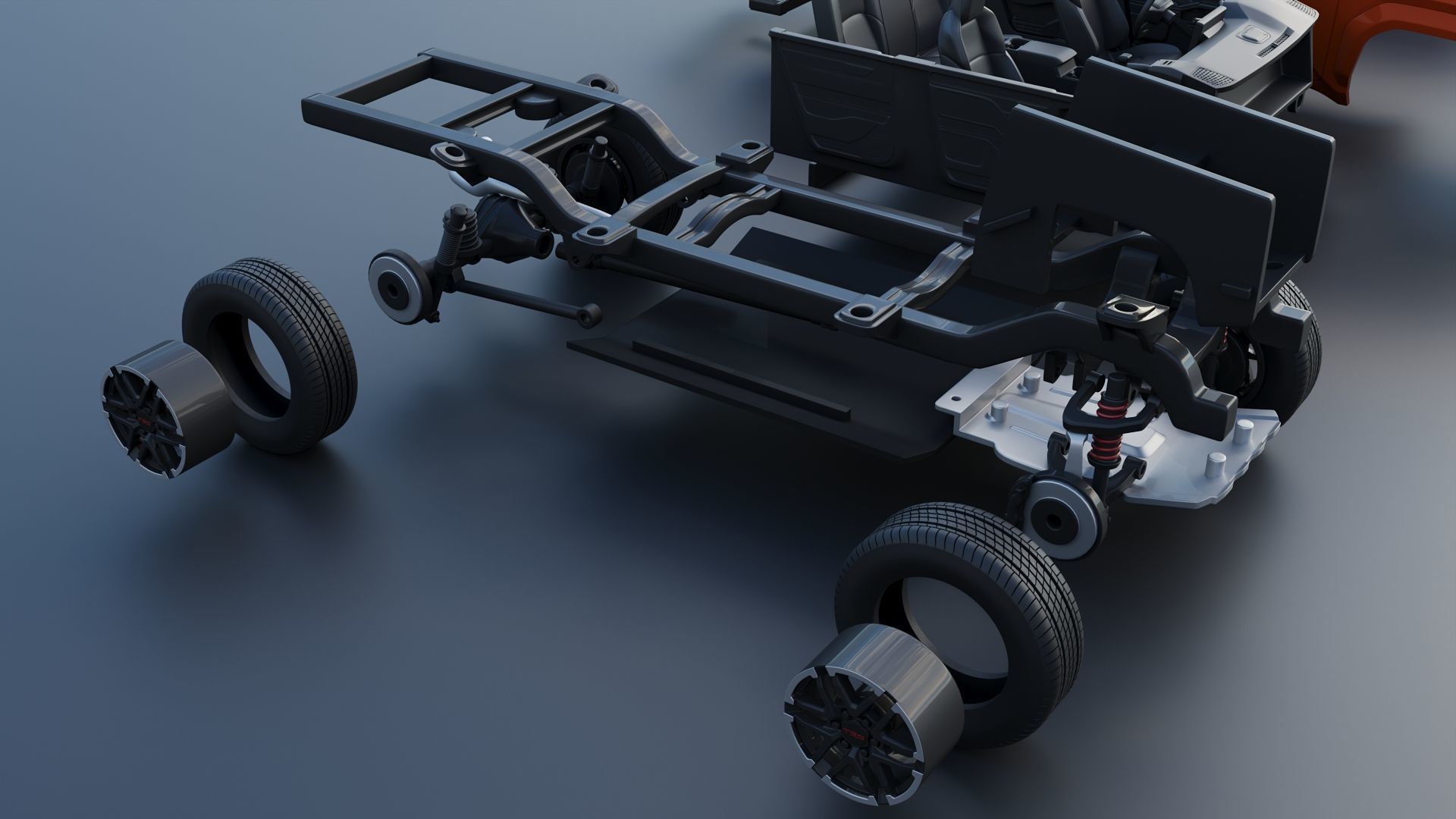 Toyota Tacoma TRD Sport 2024 3D print model_19