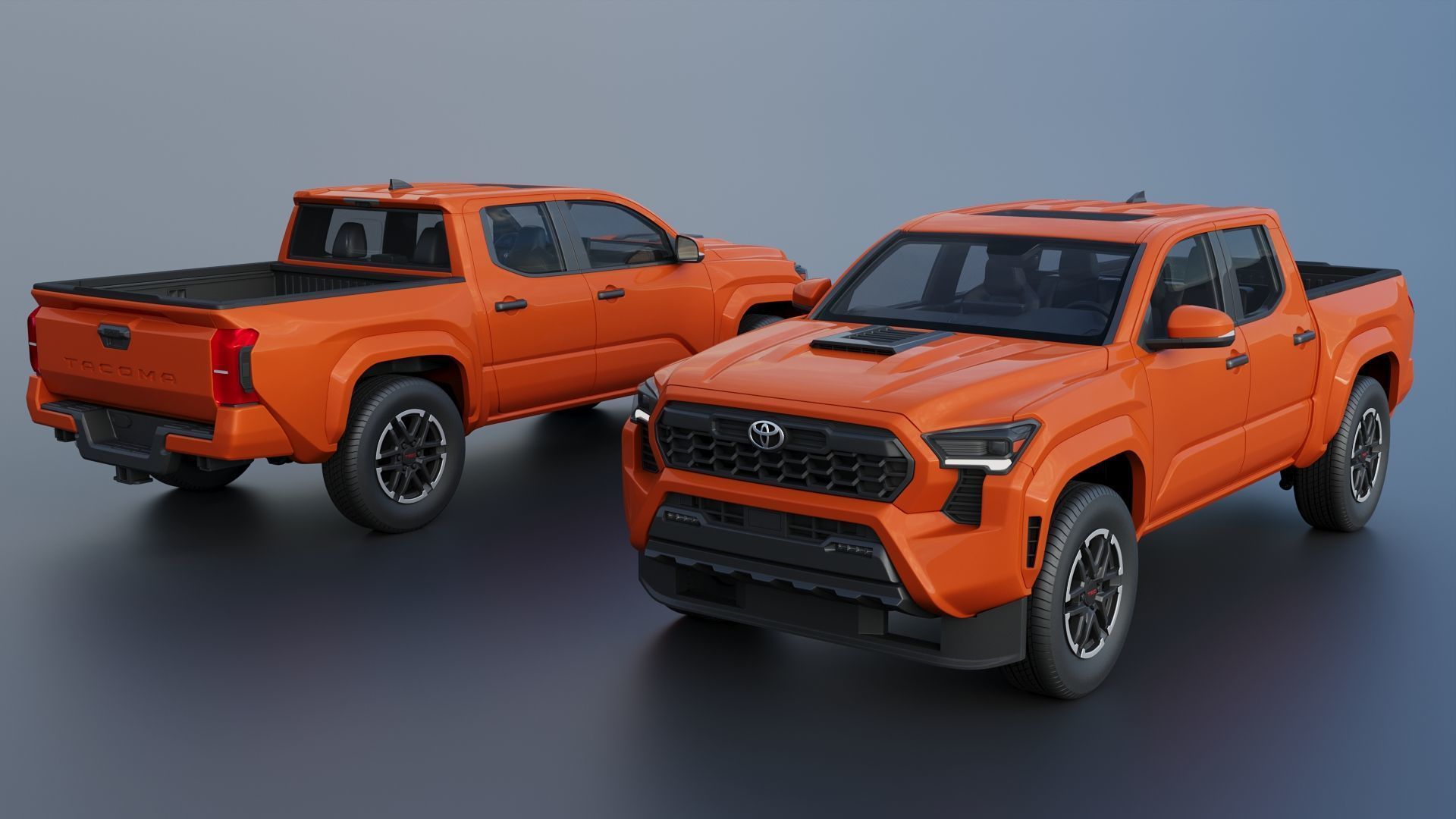 Toyota Tacoma TRD Sport 2024 3D print model_1