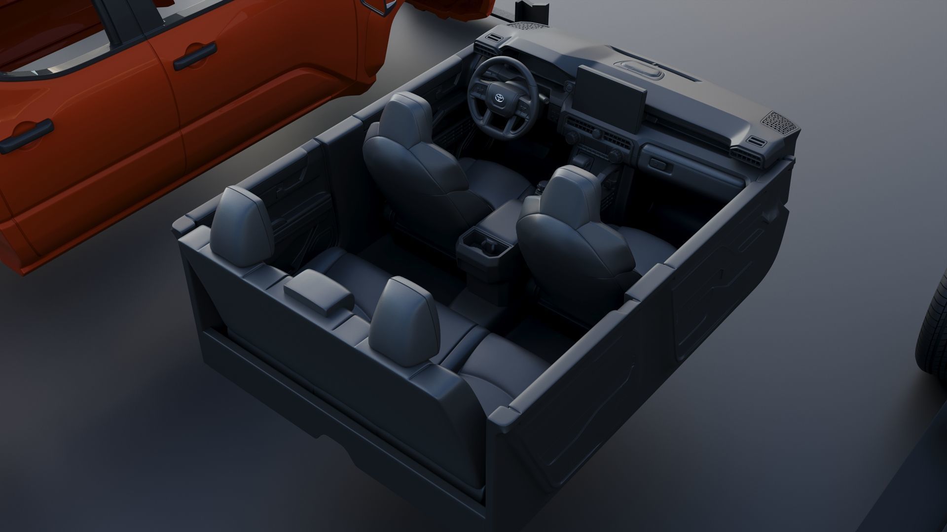 Toyota Tacoma TRD Sport 2024 3D print model_15