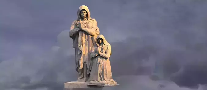 Prayer Sculpture ladies