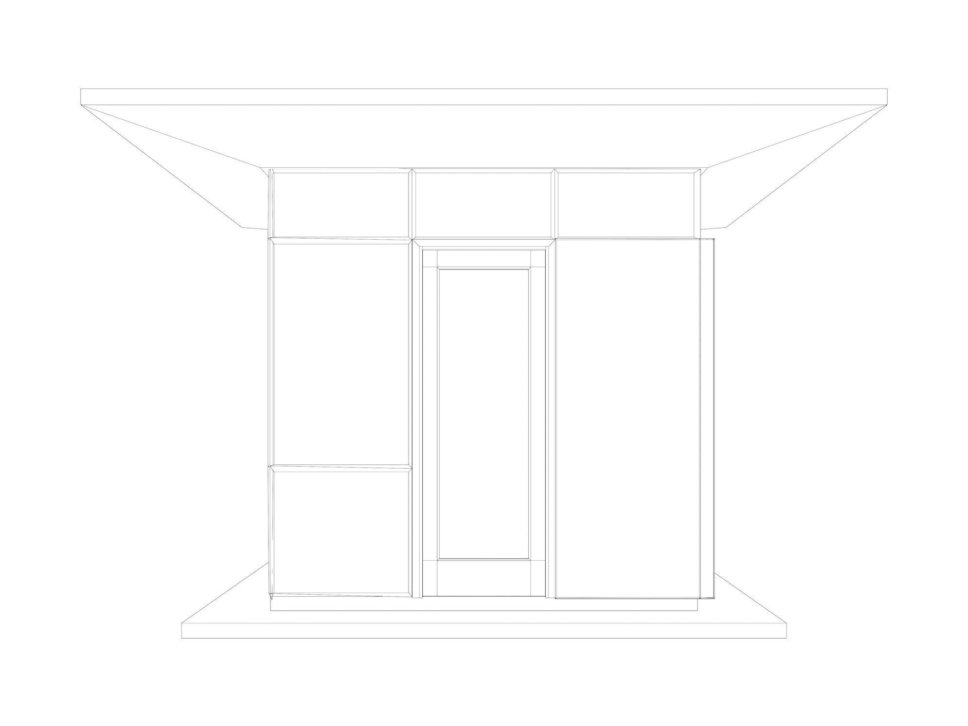 Security booth 24u05 3D model_9