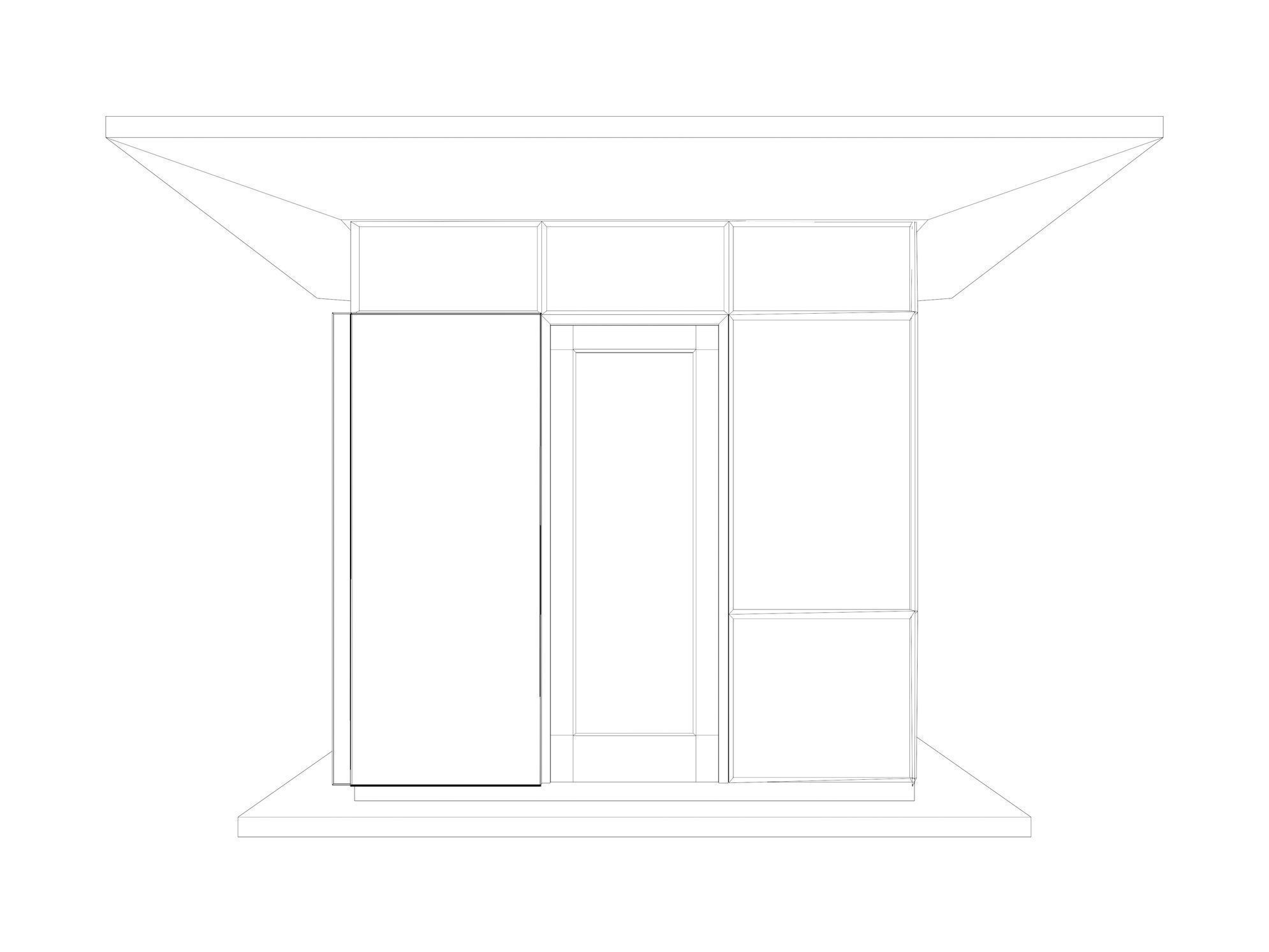 Security booth 24u05 3D model_7