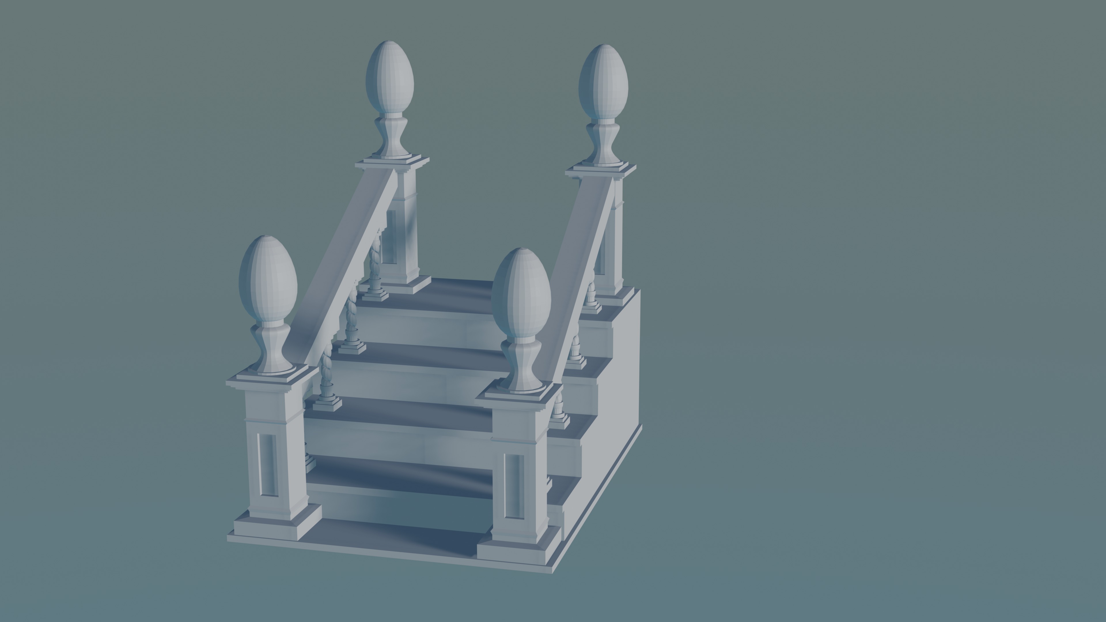 Staircase 3D print model_1