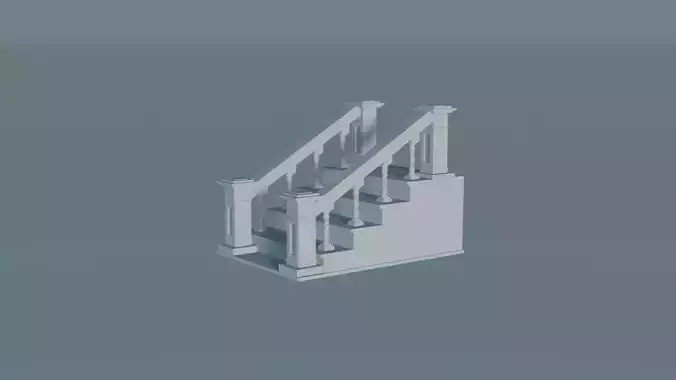 Staircase 3D print model