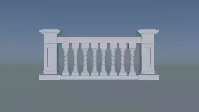 Balustrade 3D print model