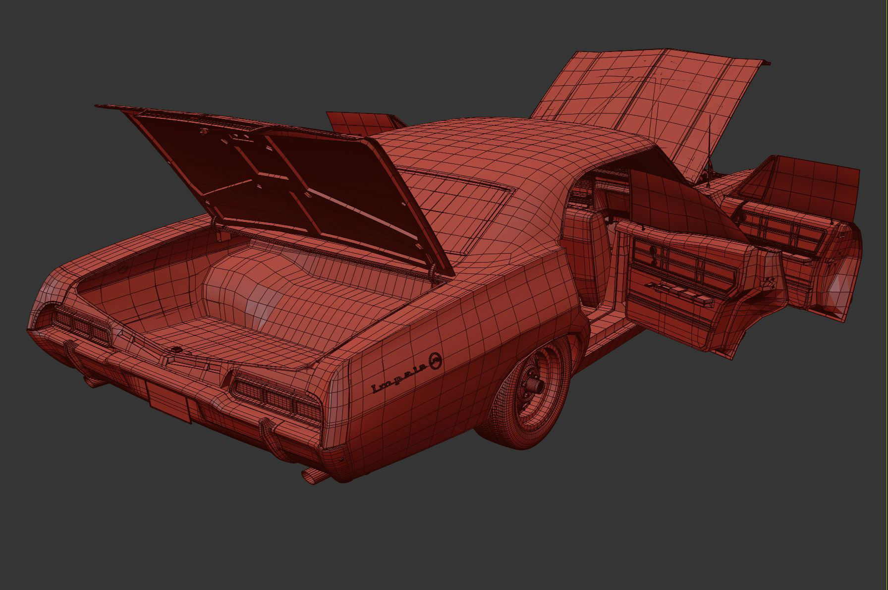 Chevrolet Impala 1967 3D model_13