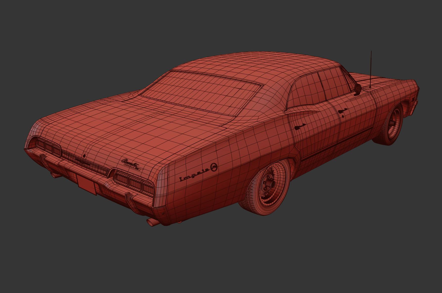 Chevrolet Impala 1967 3D model_12