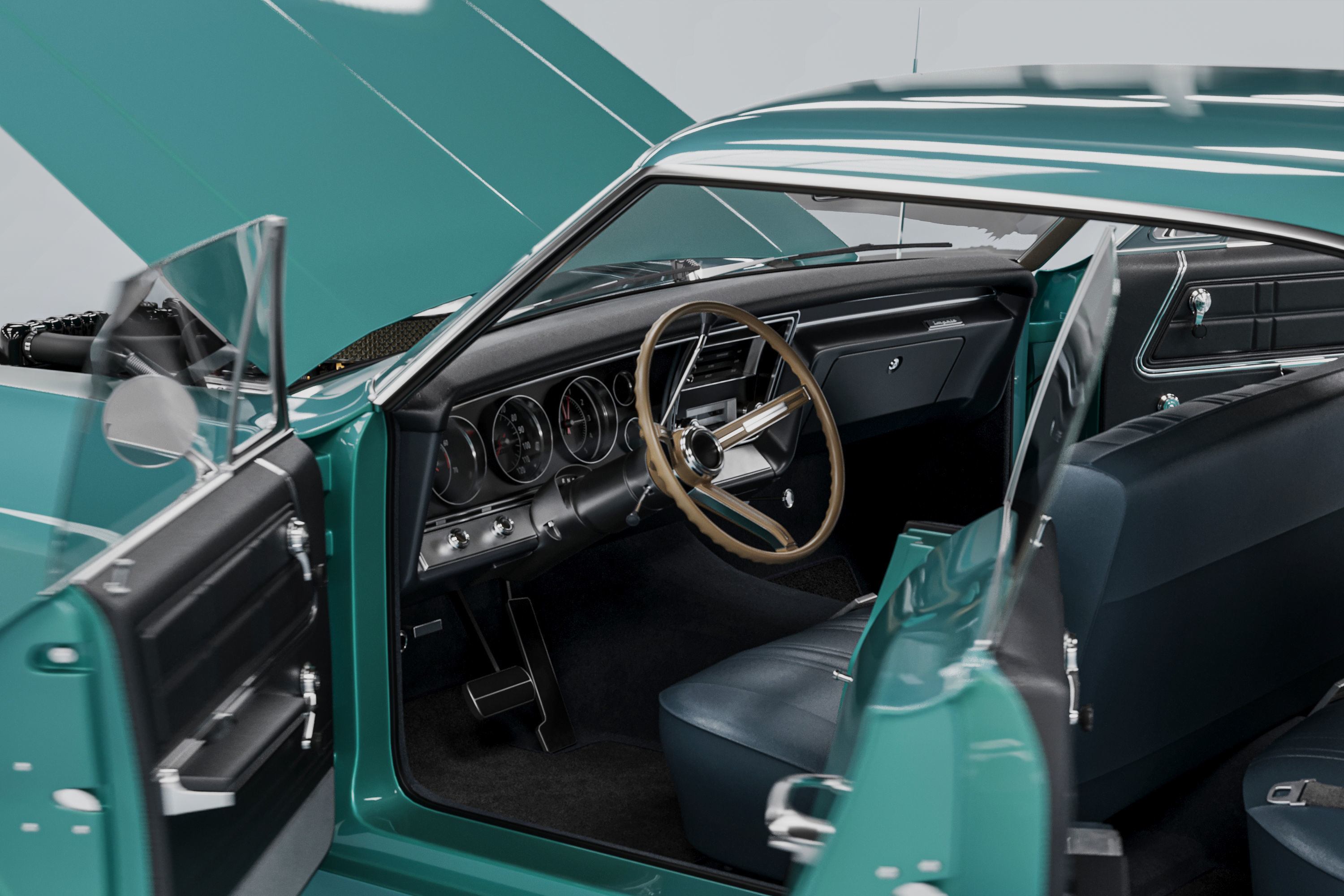 Chevrolet Impala 1967 3D model_7