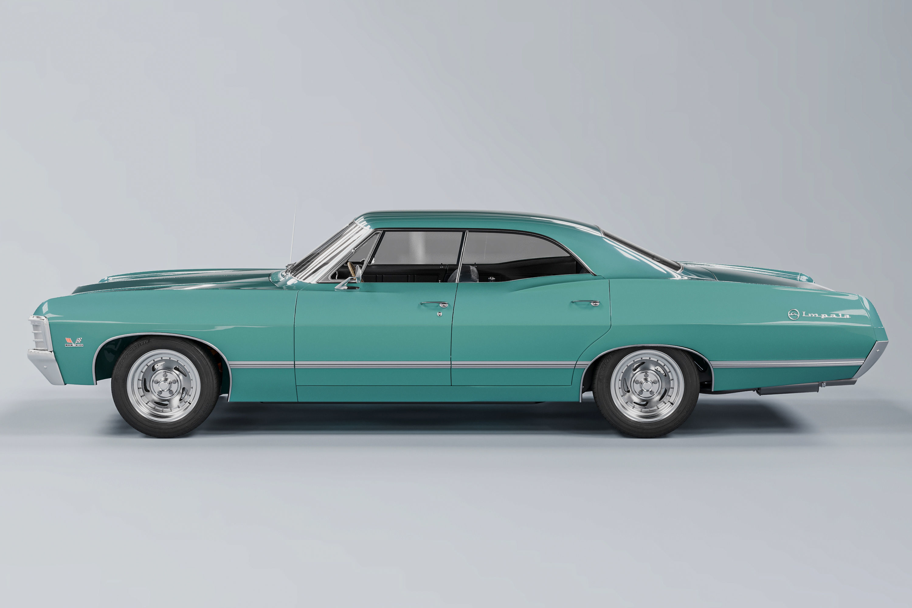 Chevrolet Impala 1967 3D model_6