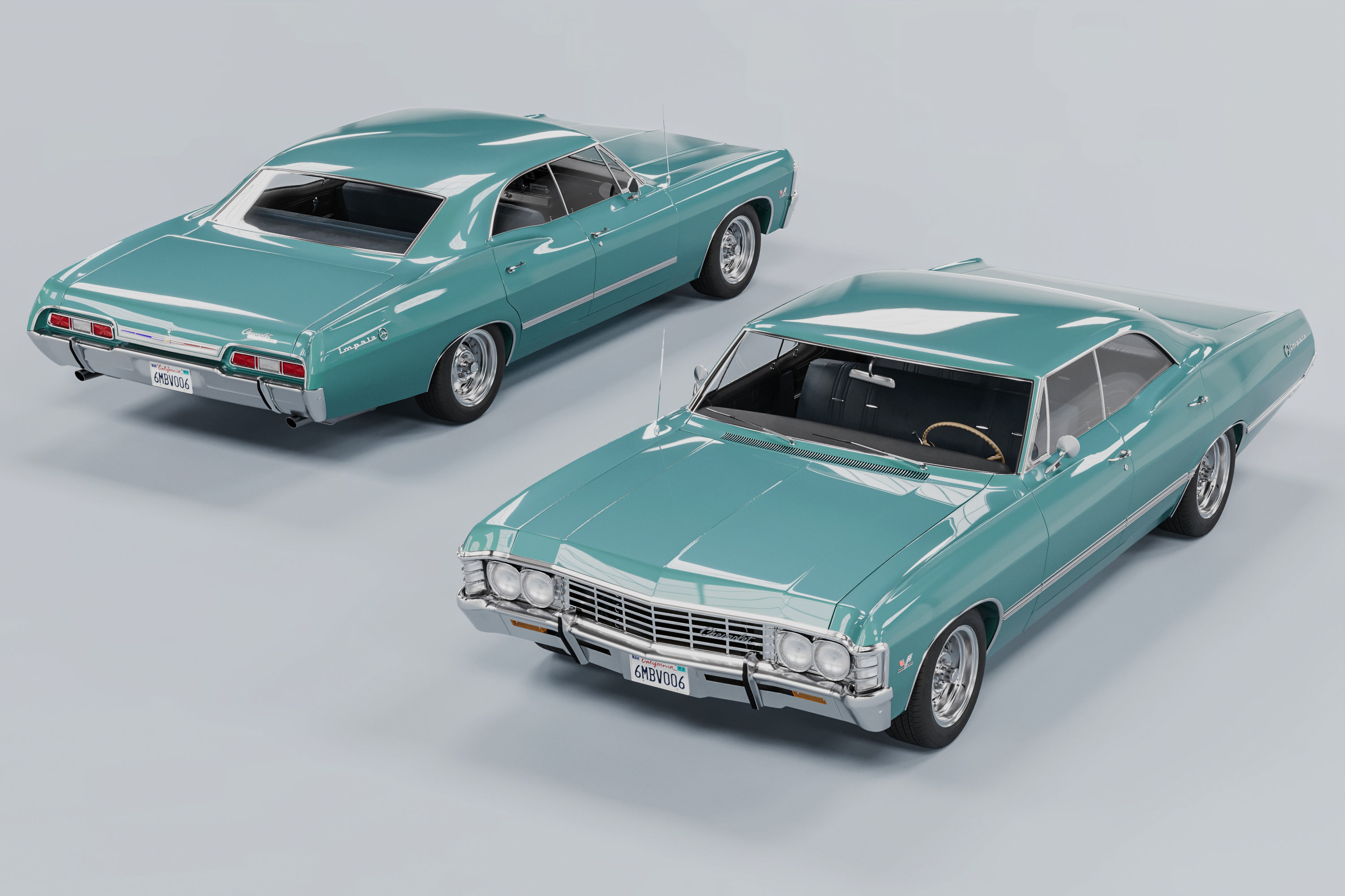 Chevrolet Impala 1967 3D model_2
