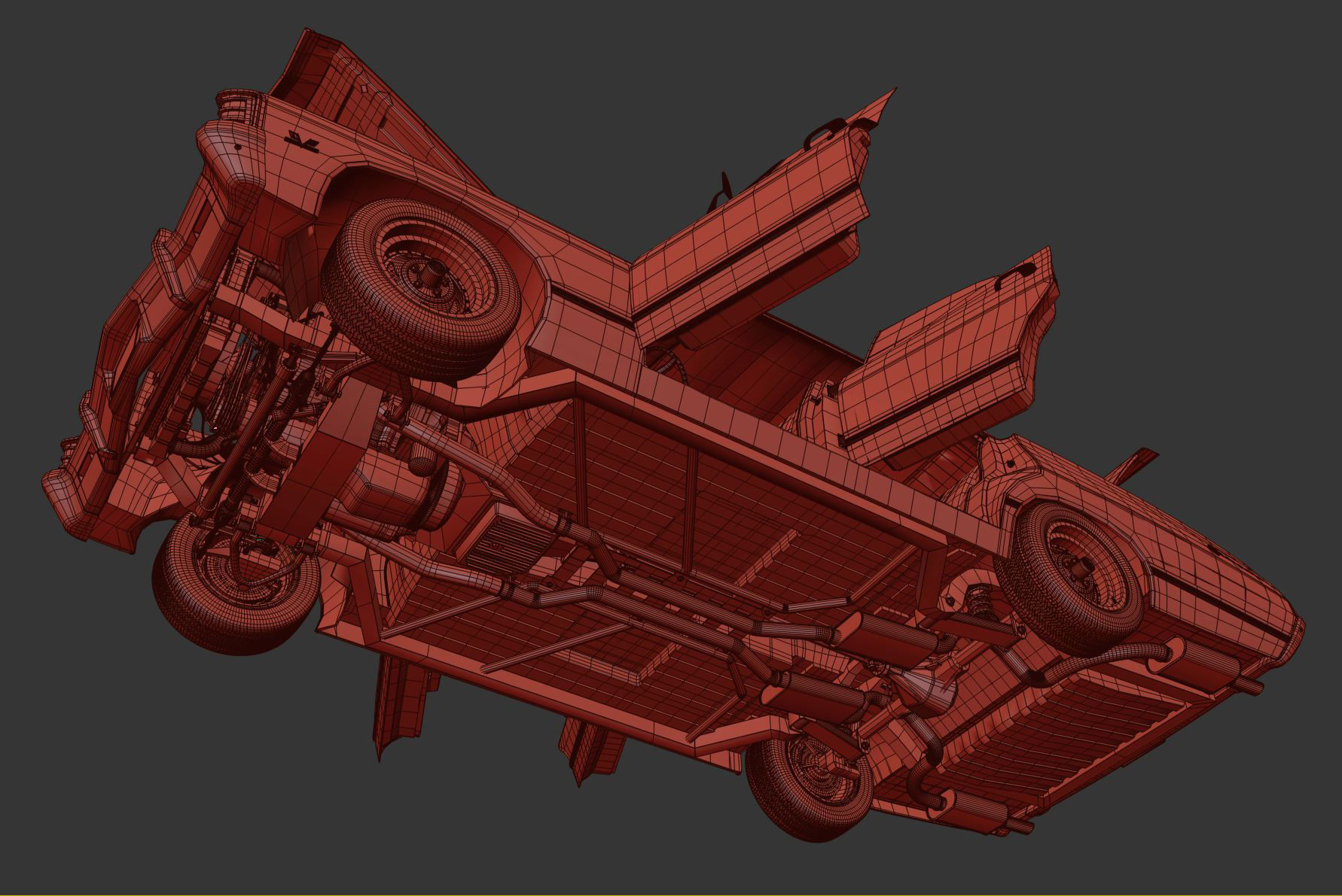 Chevrolet Impala 1967 3D model_14