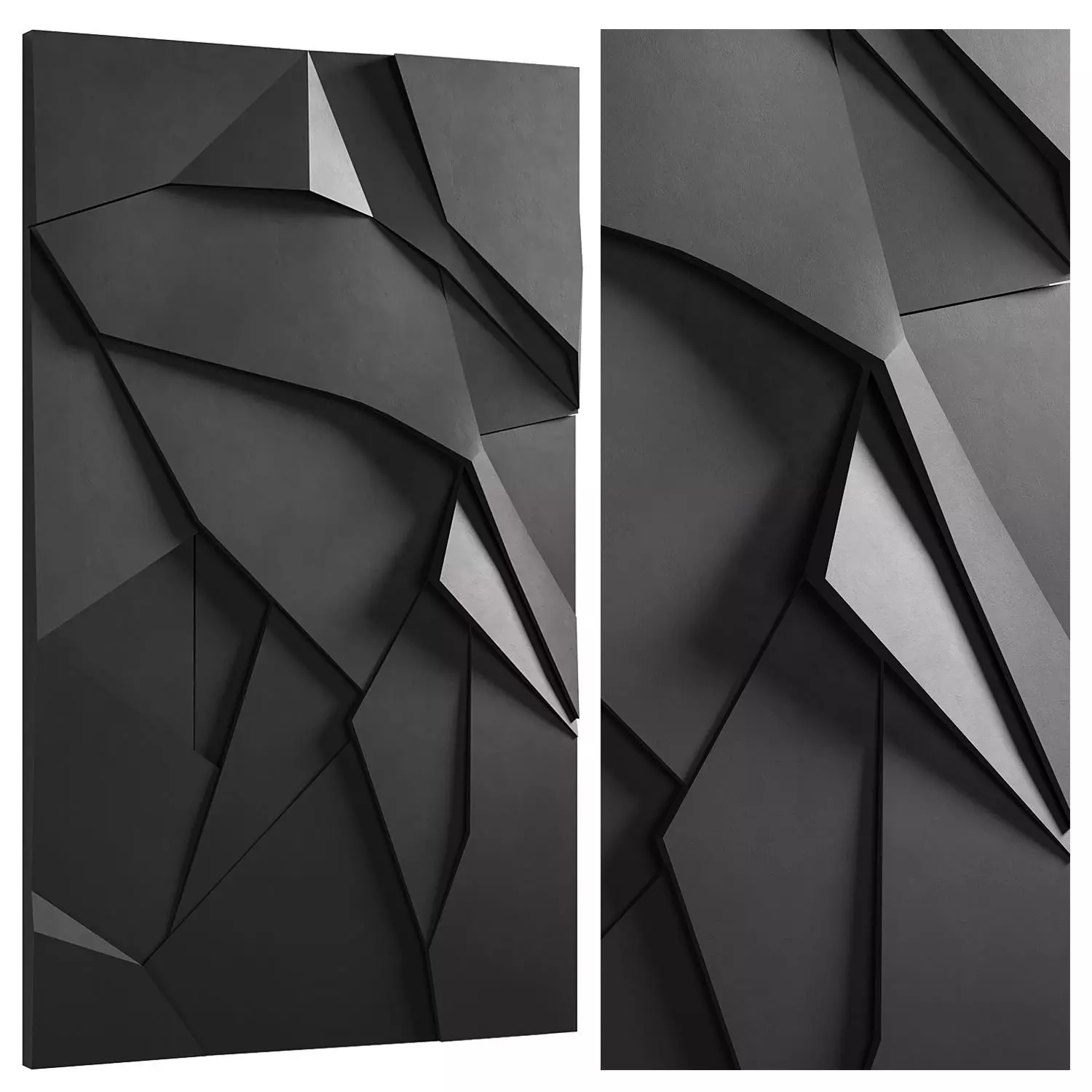 Ebony Wall Hanging 3D model_0