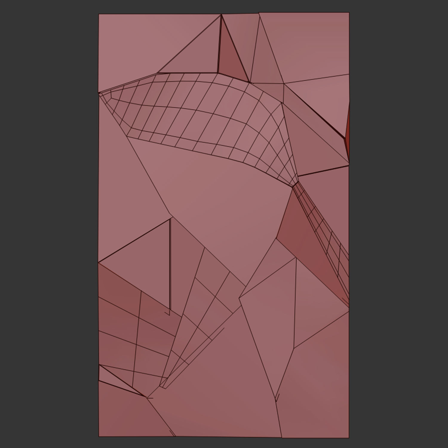 Ebony Wall Hanging 3D model_4