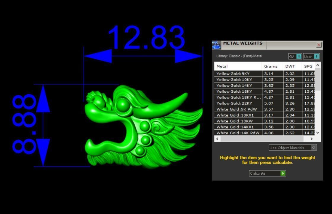 A6009 Chinese Head Dragon 3D print model_5