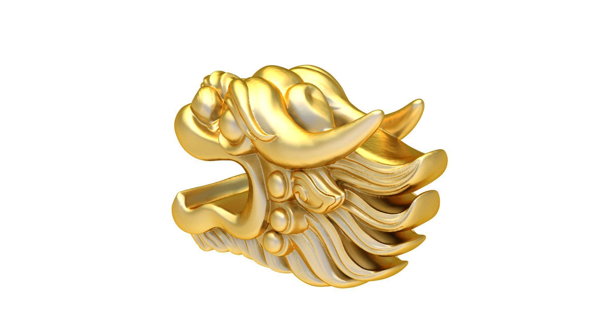 A6009 Chinese Head Dragon 3D print model_3