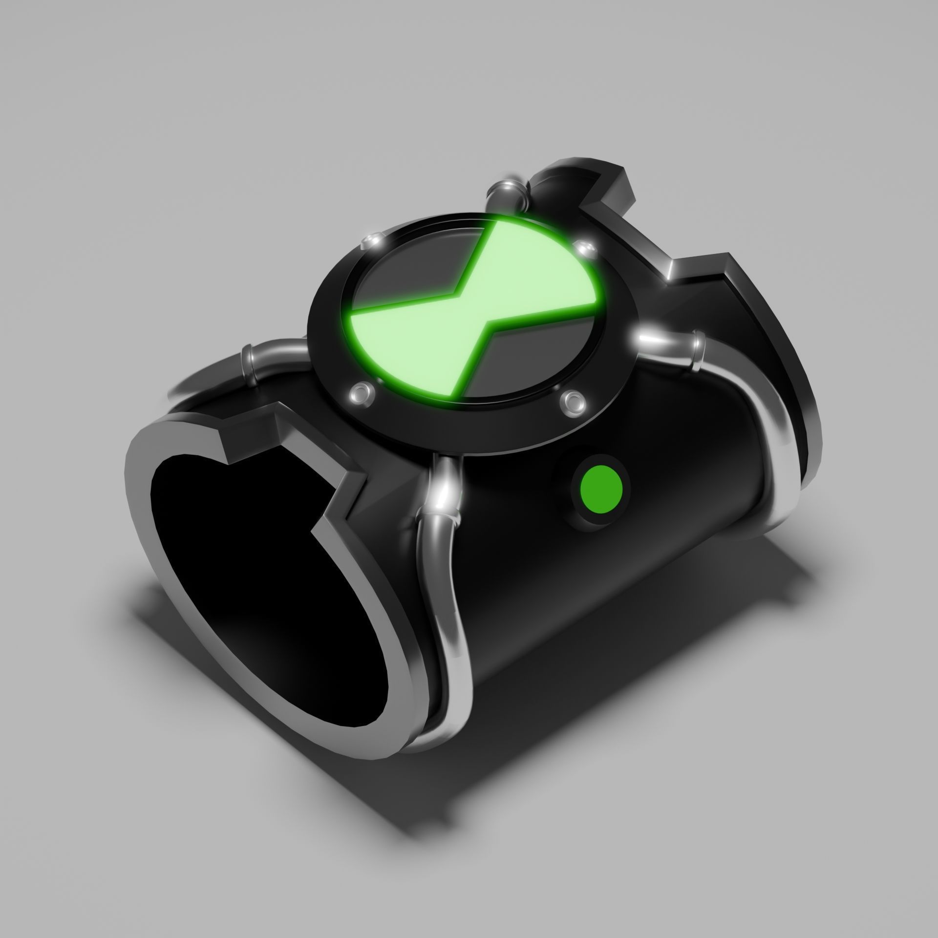 Ben 10 omnitrix model 3D Low-poly 3D model_6